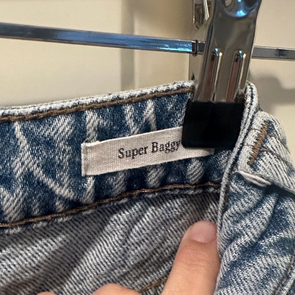 Cotton:On Classic Wide Leg Women's Jeans - Light Blue - Picture 4 of 6